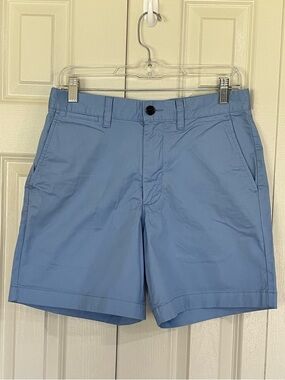 J.Crew Men's 7" Portsider
Stretch Chino Shorts - Light Blue Size 29